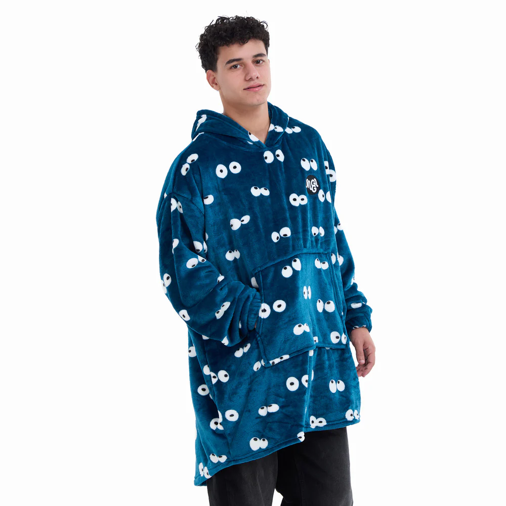 Snuggs Blanket Hoodie Petroleum Eyes - Image 6