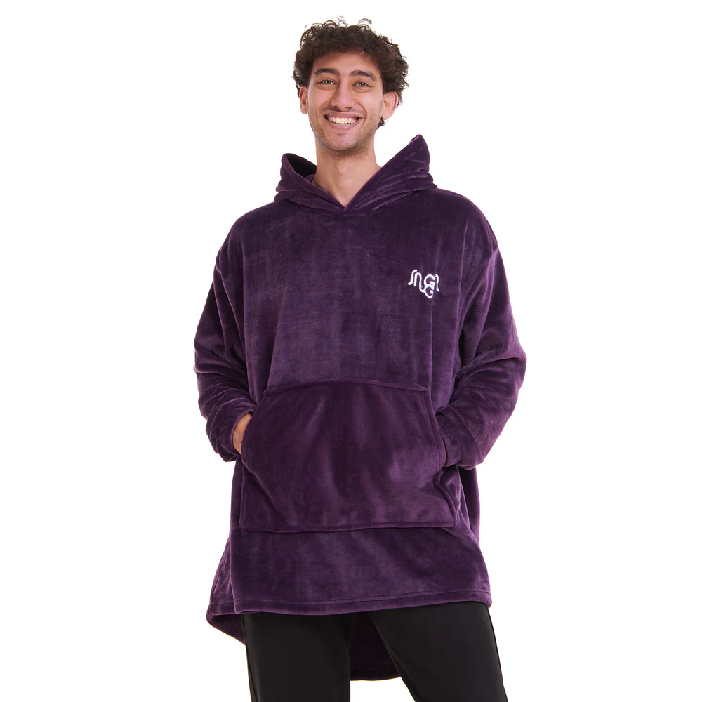 Snuggs Blanket Hoodie Purple - Image 2