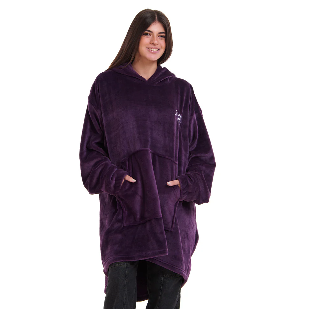 Snuggs Blanket Hoodie Purple - Image 5