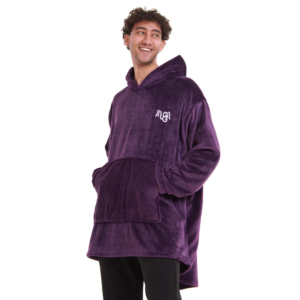 Snuggs Blanket Hoodie Purple - Image 6