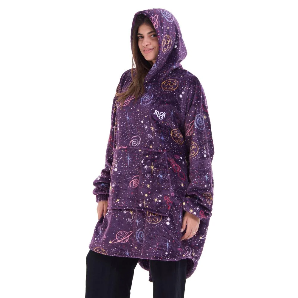 Snuggs Blanket Hoodie Purple Space - Image 2
