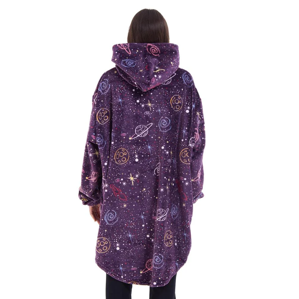 Snuggs Blanket Hoodie Purple Space - Image 4