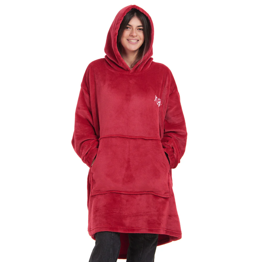 Snuggs Blanket Hoodie Red - Image 2