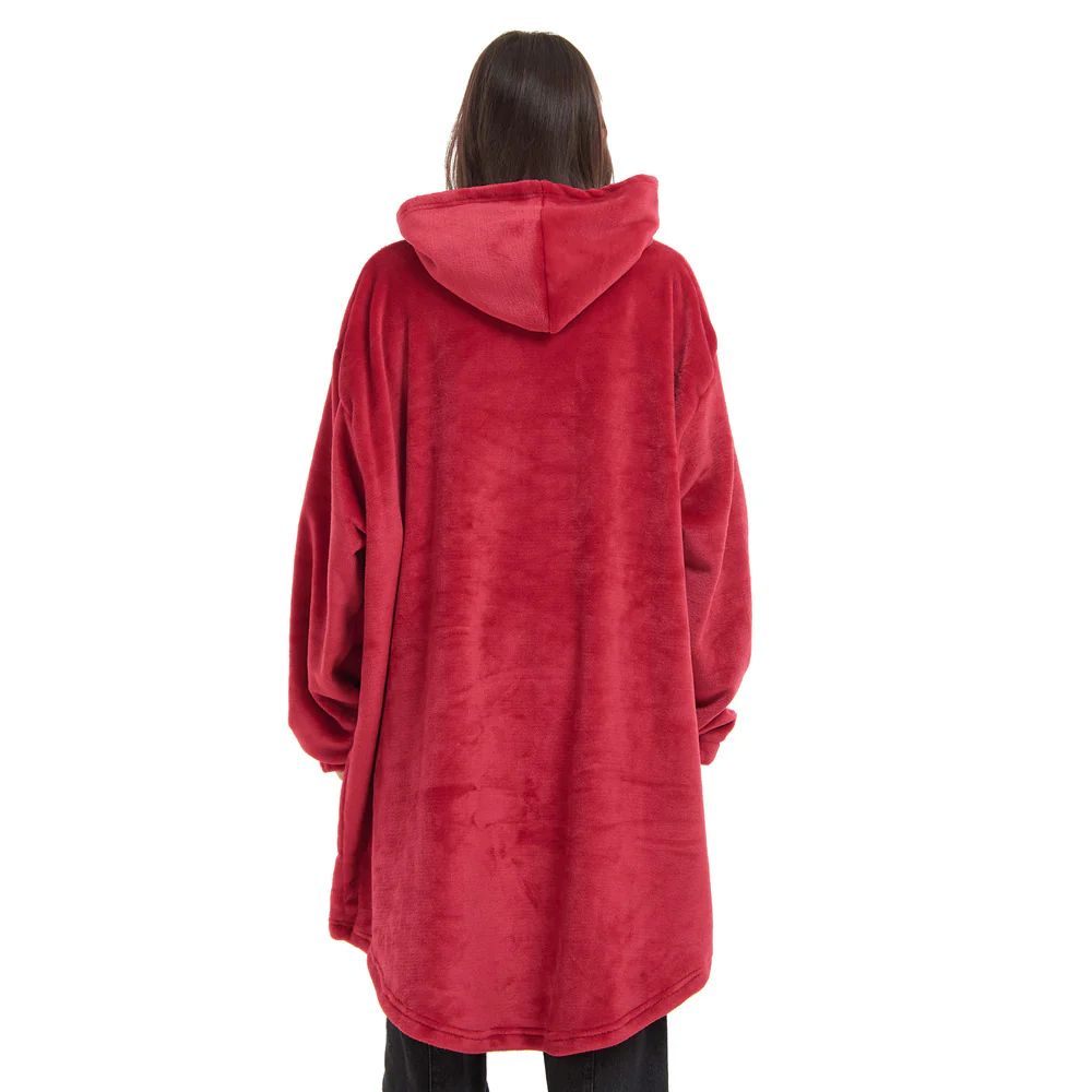 Snuggs Blanket Hoodie Red - Image 3