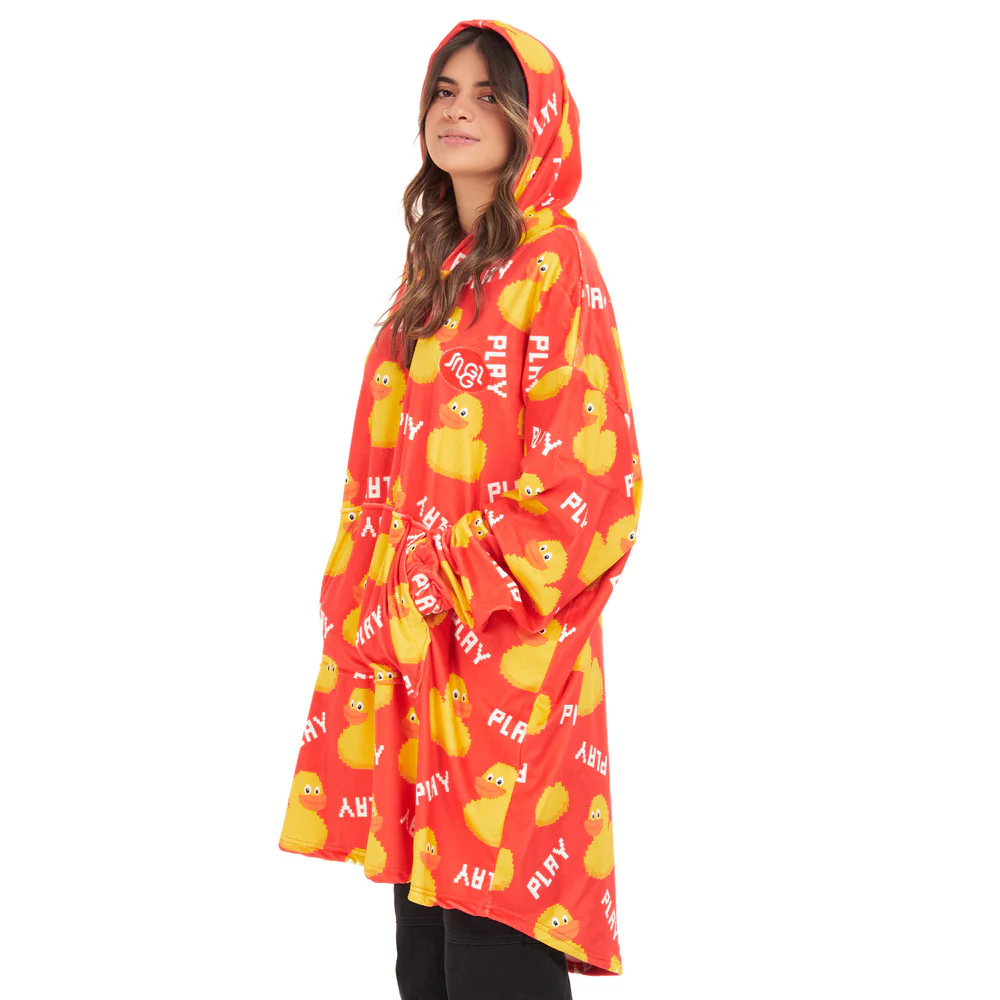 Snuggs Blanket Hoodie Red Duck - Image 3