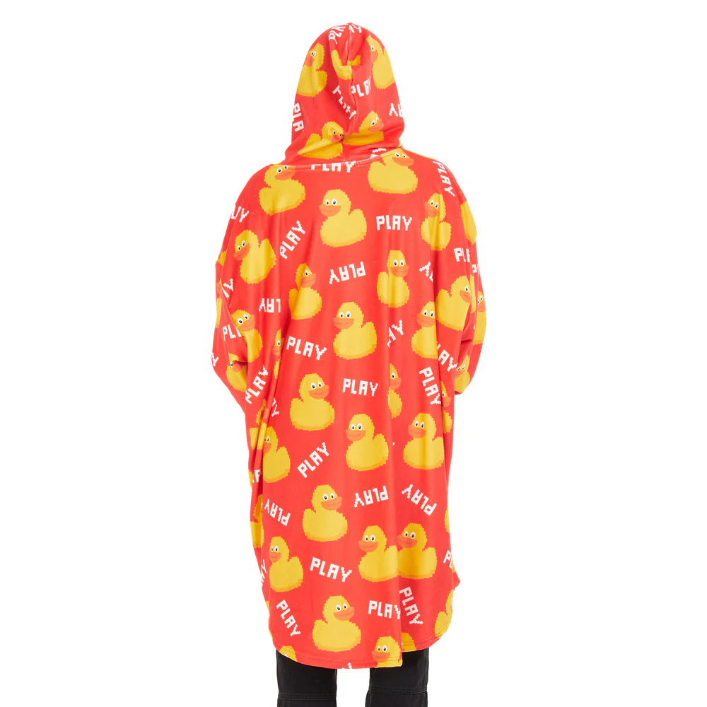 Snuggs Blanket Hoodie Red Duck - Image 4