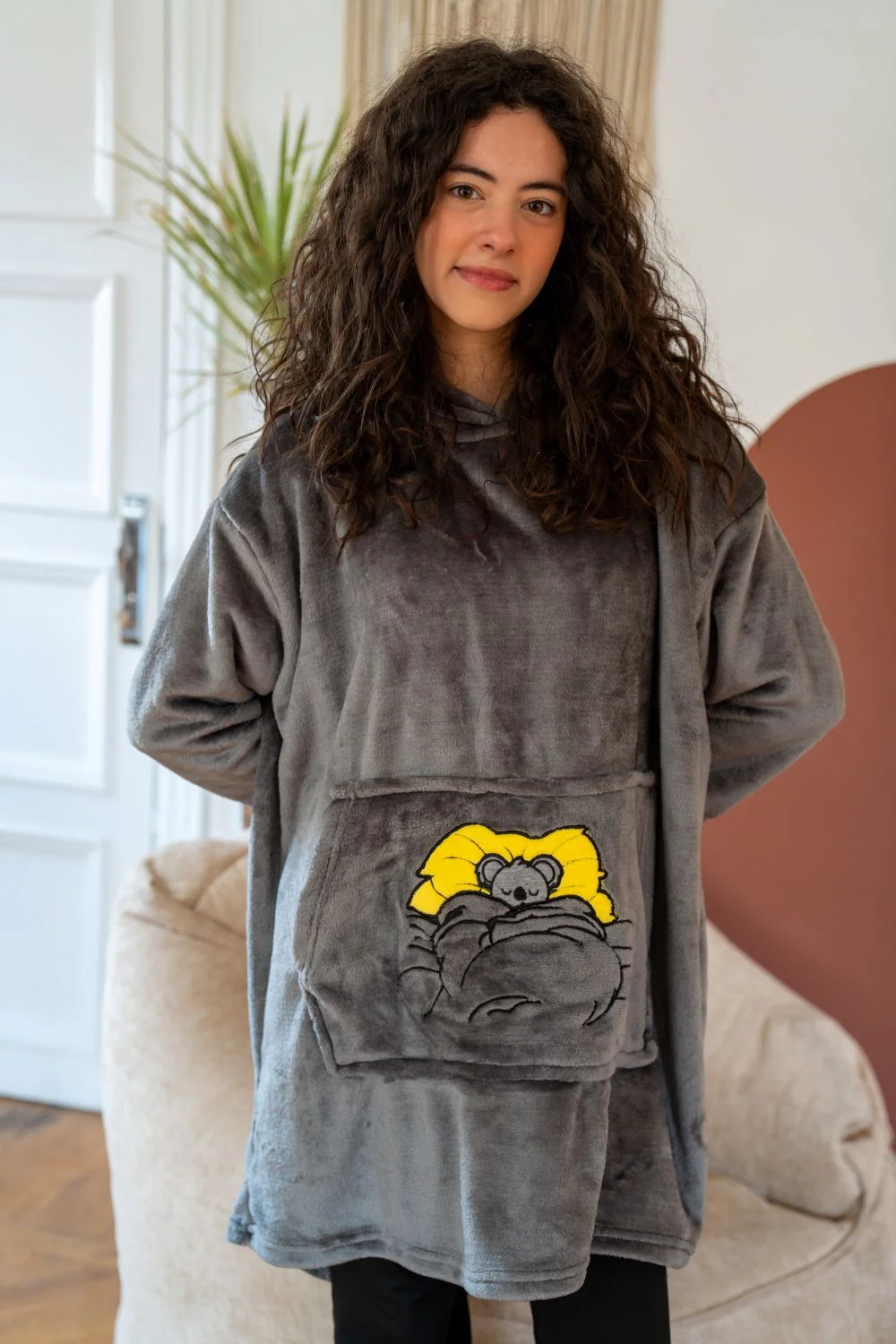 Snuggs Blanket Hoodie Sleeping Koala - Image 3