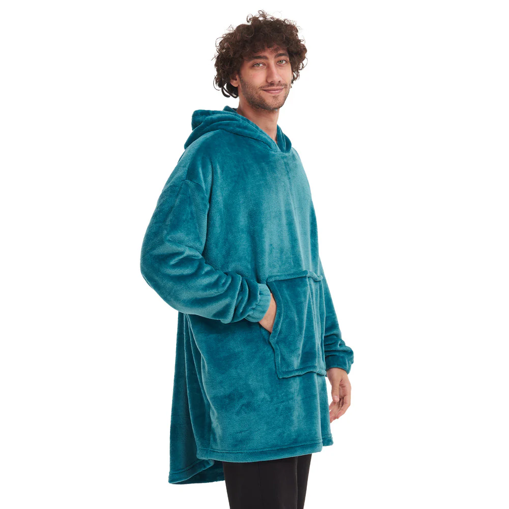 Snuggs Blanket Hoodie Teal - Image 3