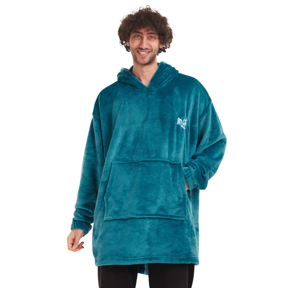 Snuggs Blanket Hoodie Teal - Image 5