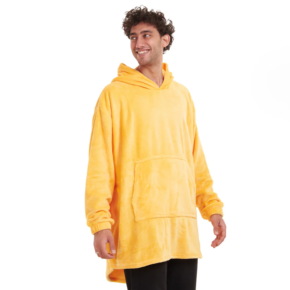 Snuggs Blanket Hoodie Yellow - Image 3