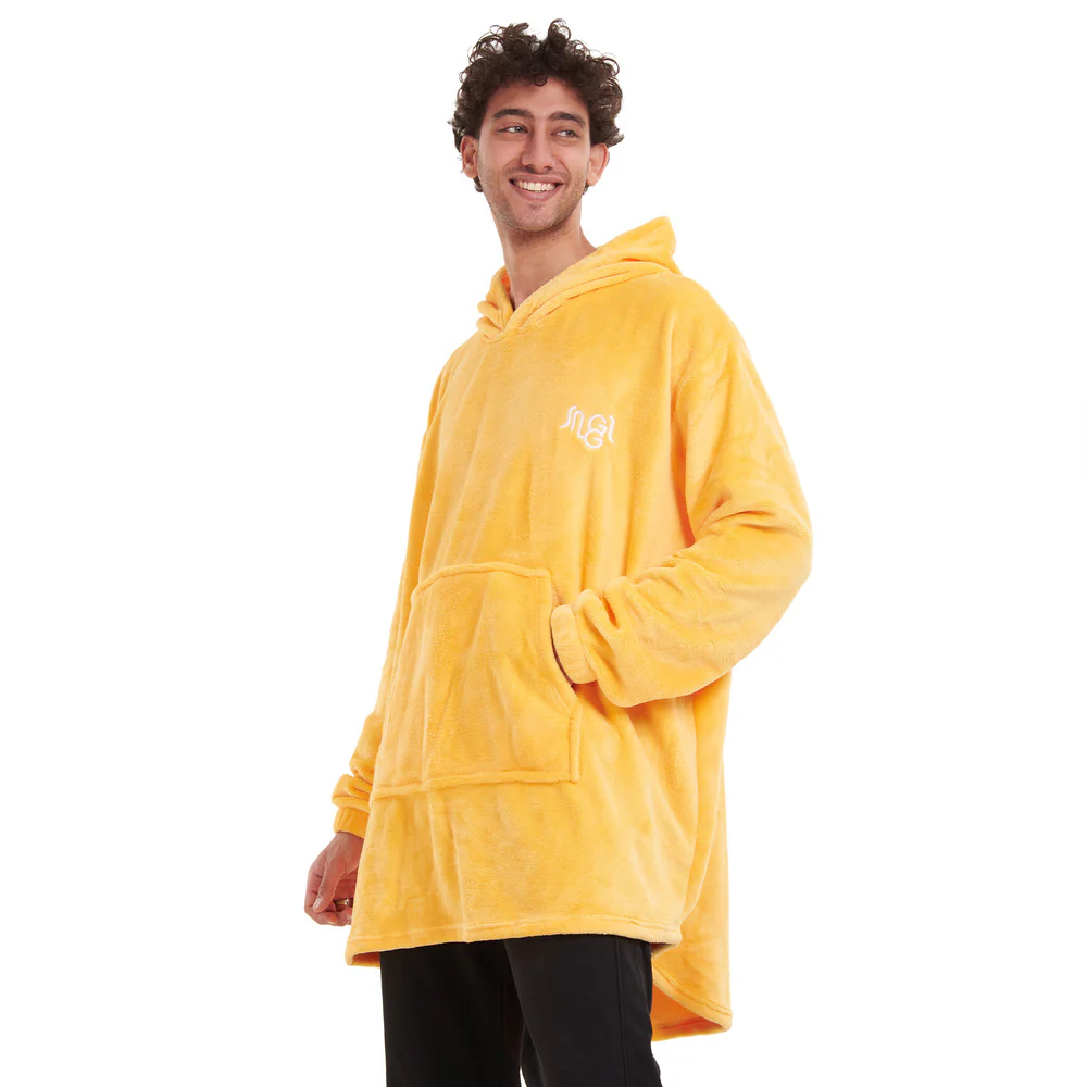 Snuggs Blanket Hoodie Yellow - Image 5