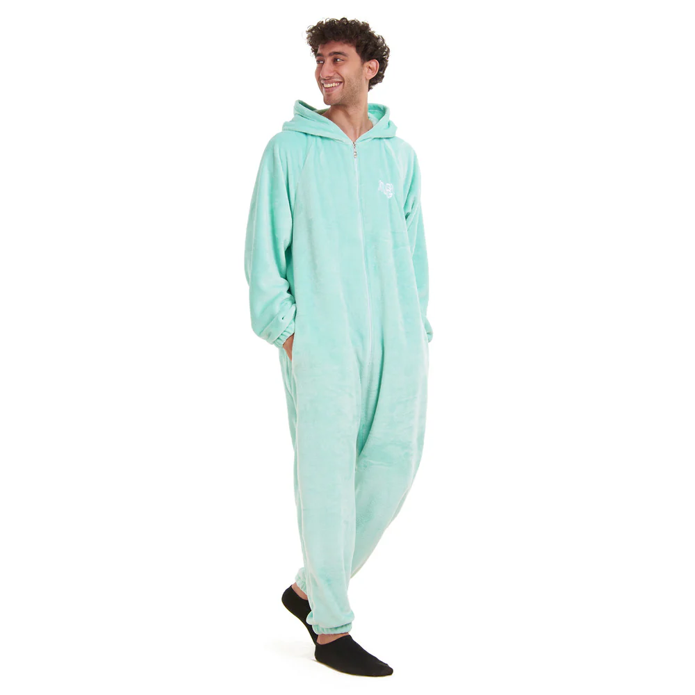 Snuggs Blanket Onesie Aqua Mint - Image 4