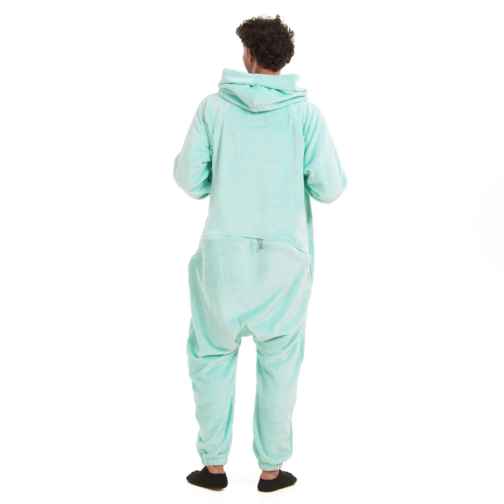 Snuggs Blanket Onesie Aqua Mint - Image 8