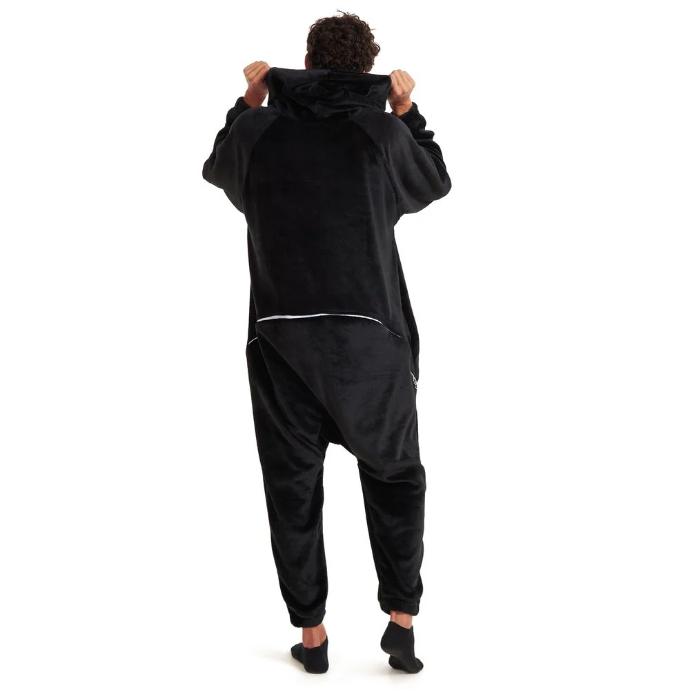 Snuggs Blanket Onesie Black - Image 3