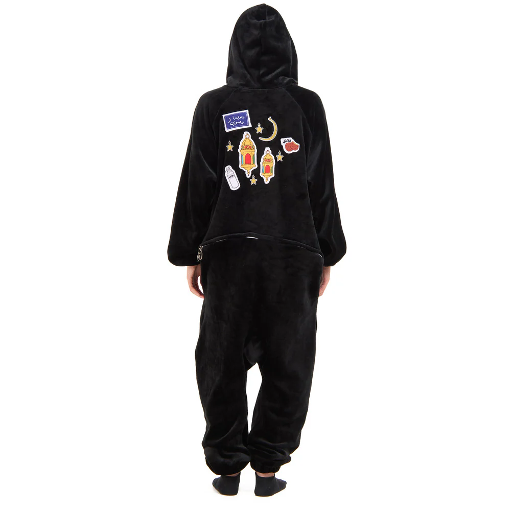 Snuggs Blanket Onesie Black فانوس رمضان - Image 6