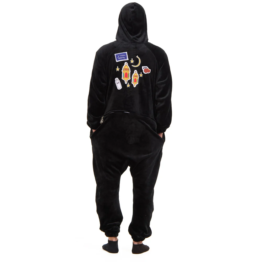 Snuggs Blanket Onesie Black فانوس رمضان - Image 9