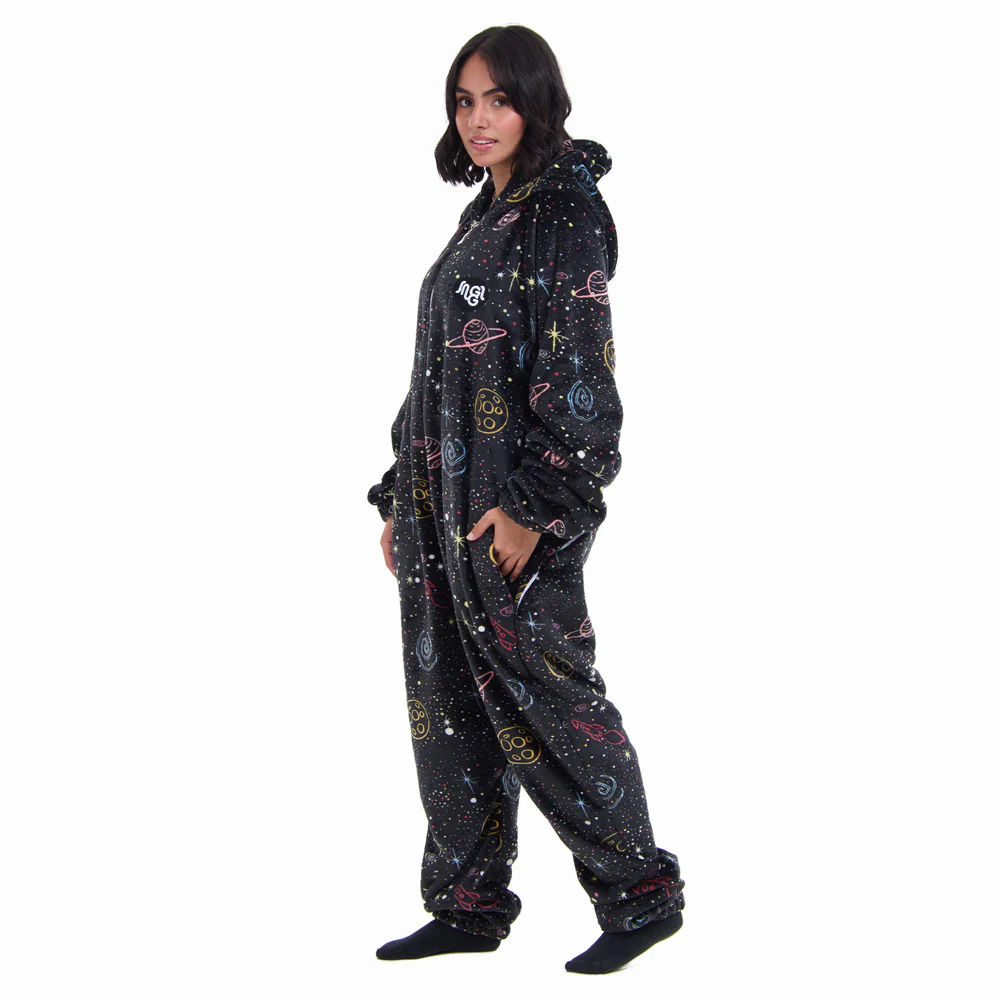 Snuggs Blanket Onesie Black Space - Image 3