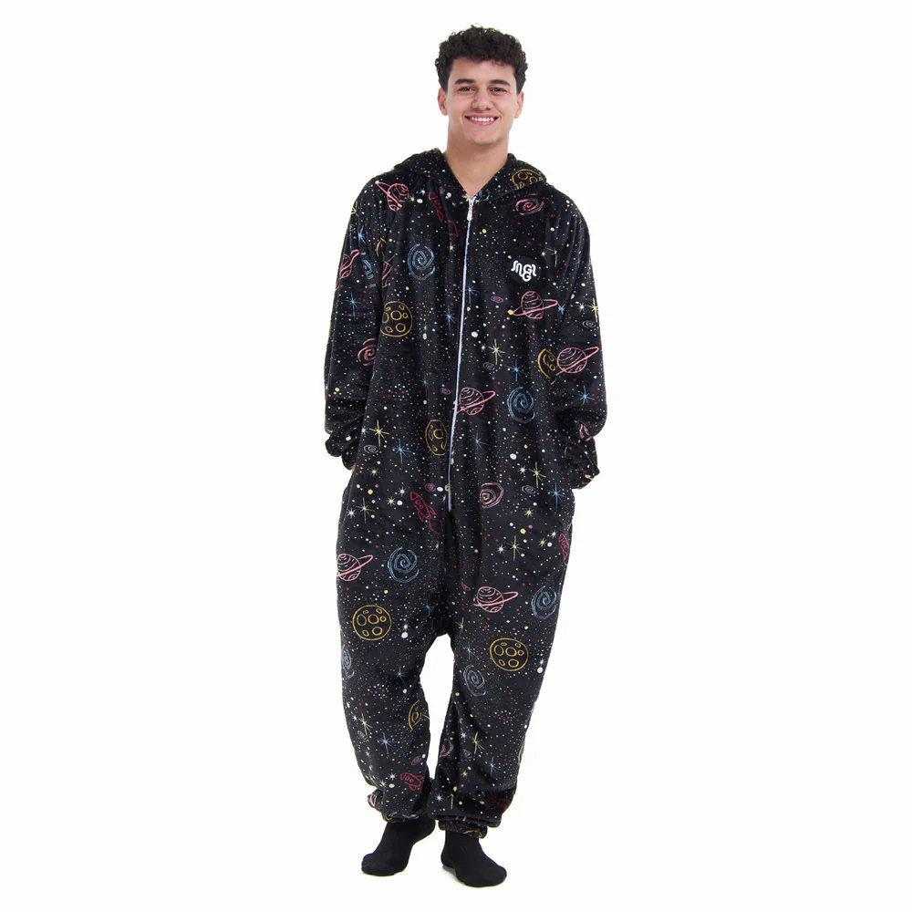 Snuggs Blanket Onesie Black Space - Image 5