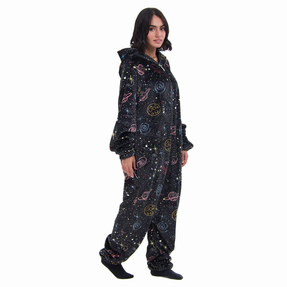 Snuggs Blanket Onesie Black Space - Image 6