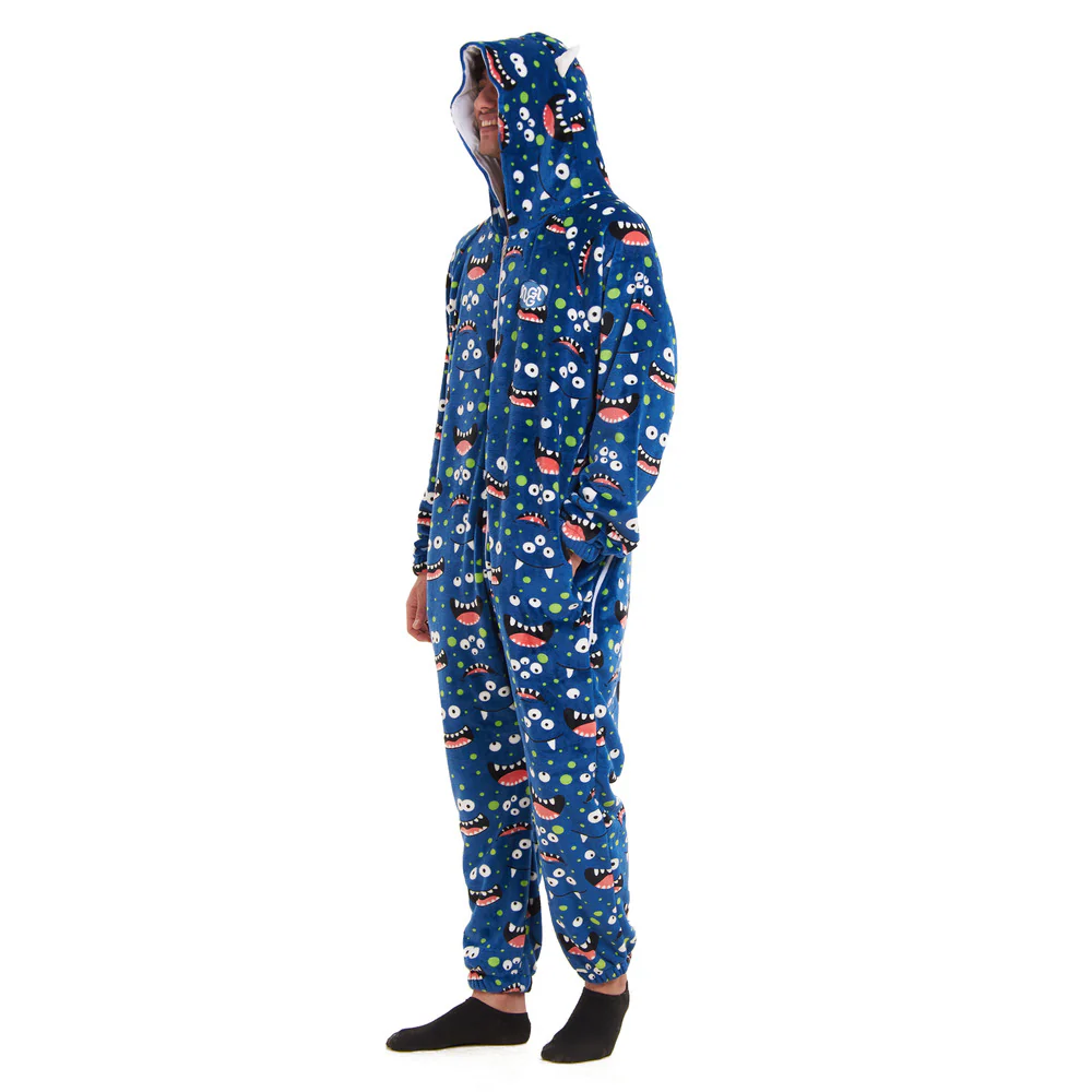 Snuggs Blanket Onesie Blue monster - Image 4