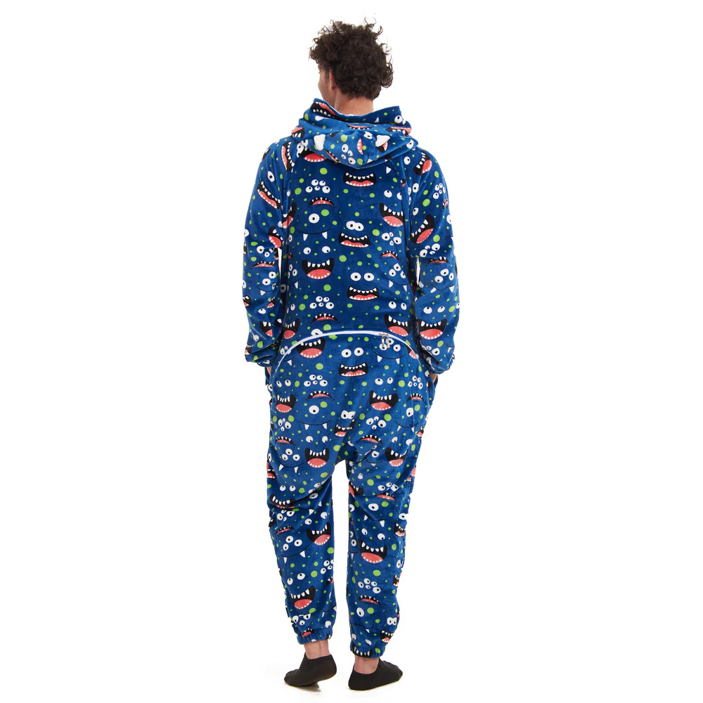 Snuggs Blanket Onesie Blue monster - Image 6