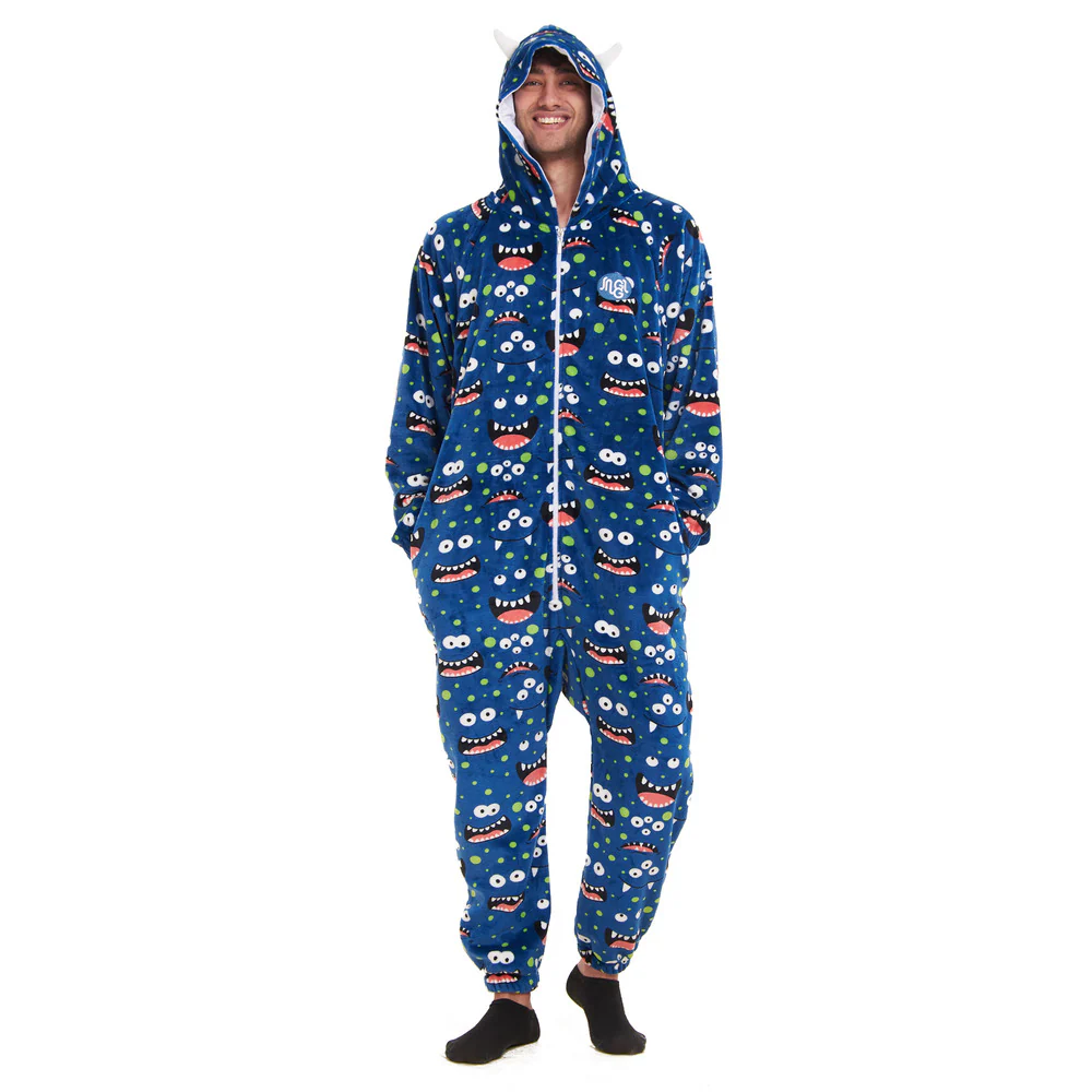 Snuggs Blanket Onesie Blue monster - Image 8