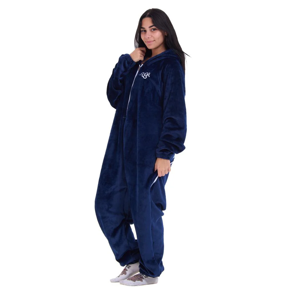 Snuggs Blanket Onesie Dark Blue - Image 4