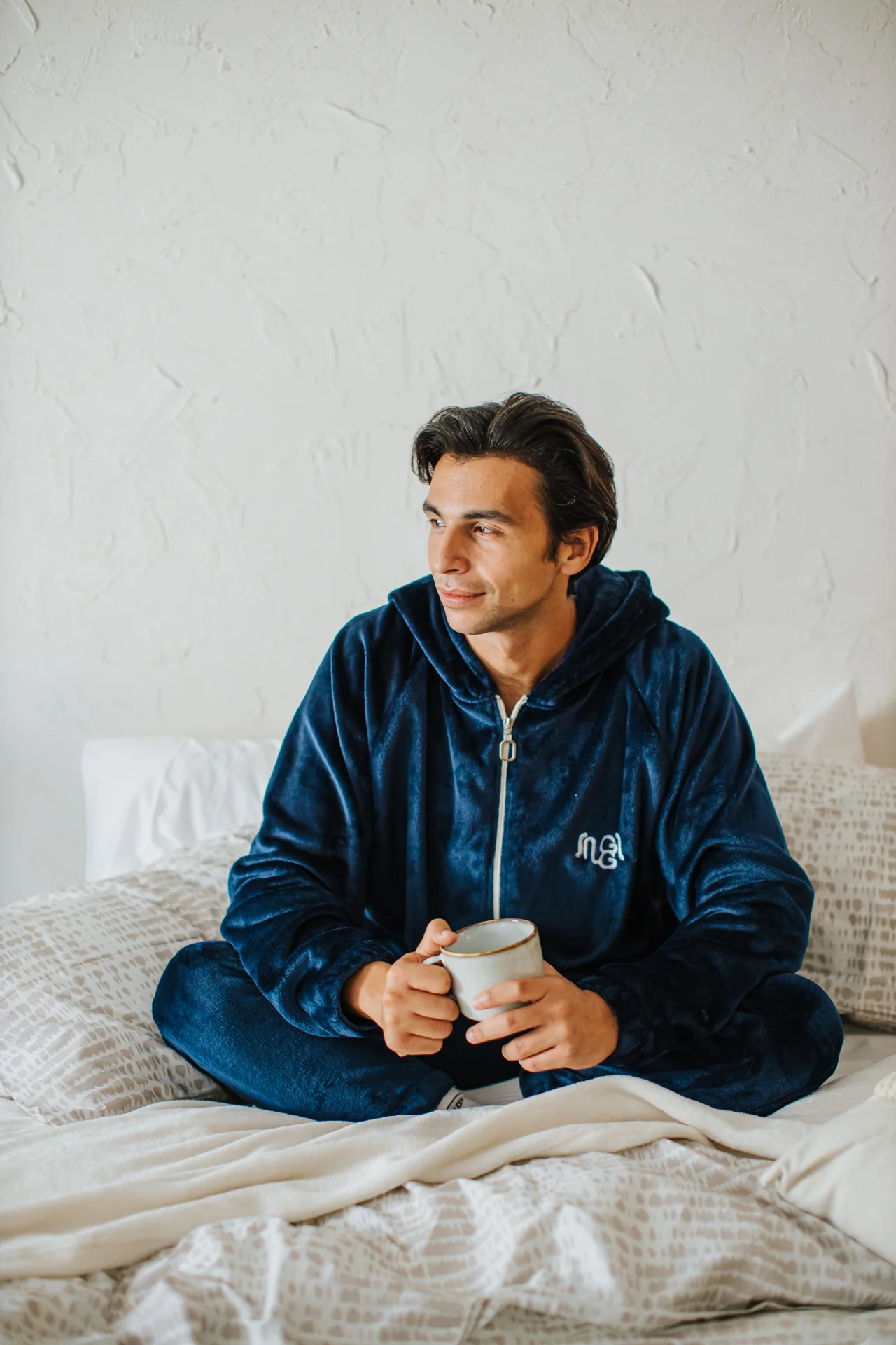 Snuggs Blanket Onesie Dark Blue - Image 5