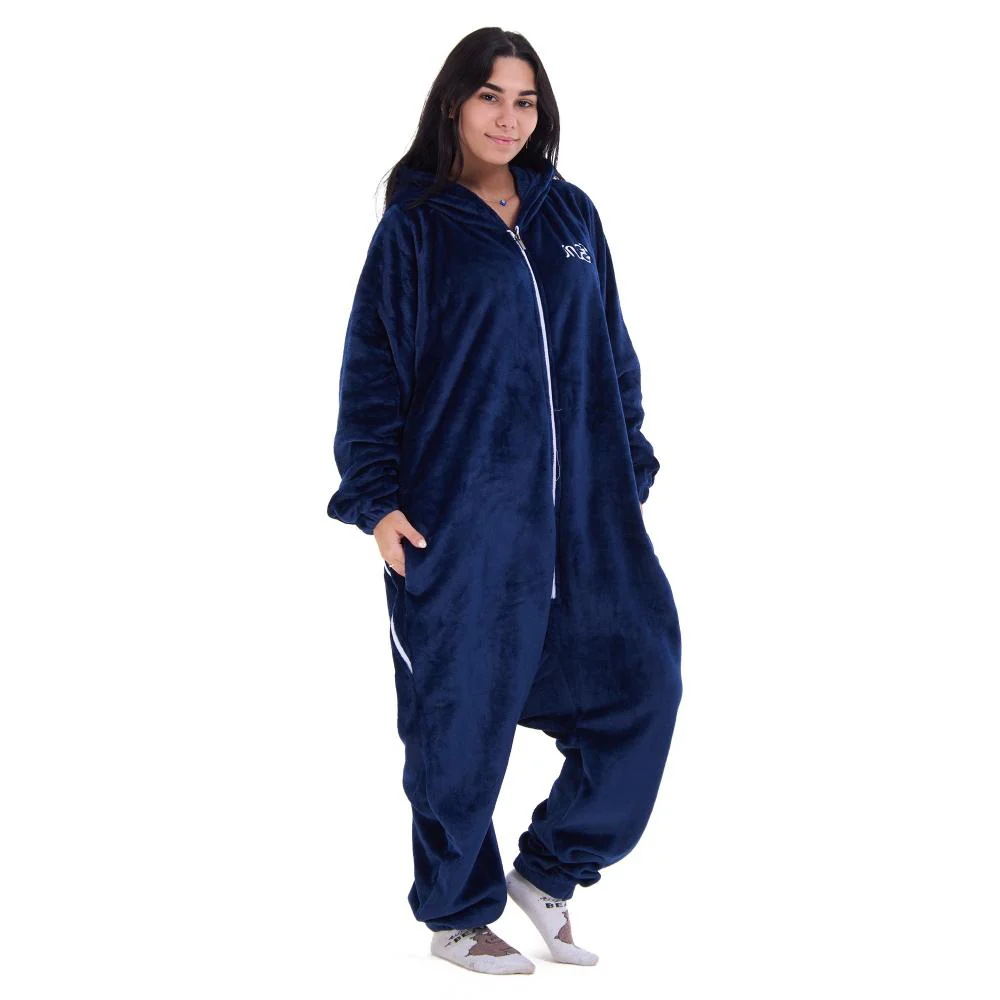 Snuggs Blanket Onesie Dark Blue - Image 7