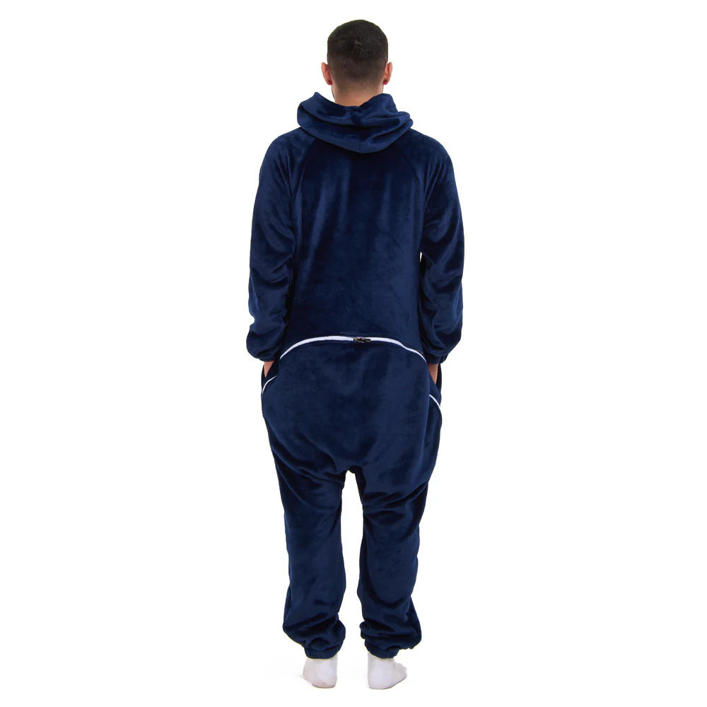 Snuggs Blanket Onesie Dark Blue - Image 9