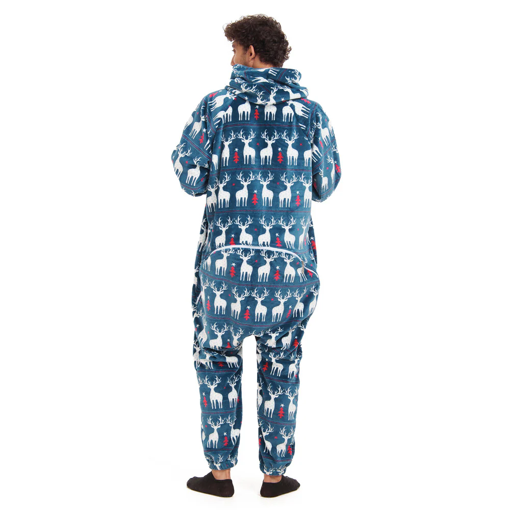 Snuggs Blanket Onesie Dark blue Christmas - Image 7