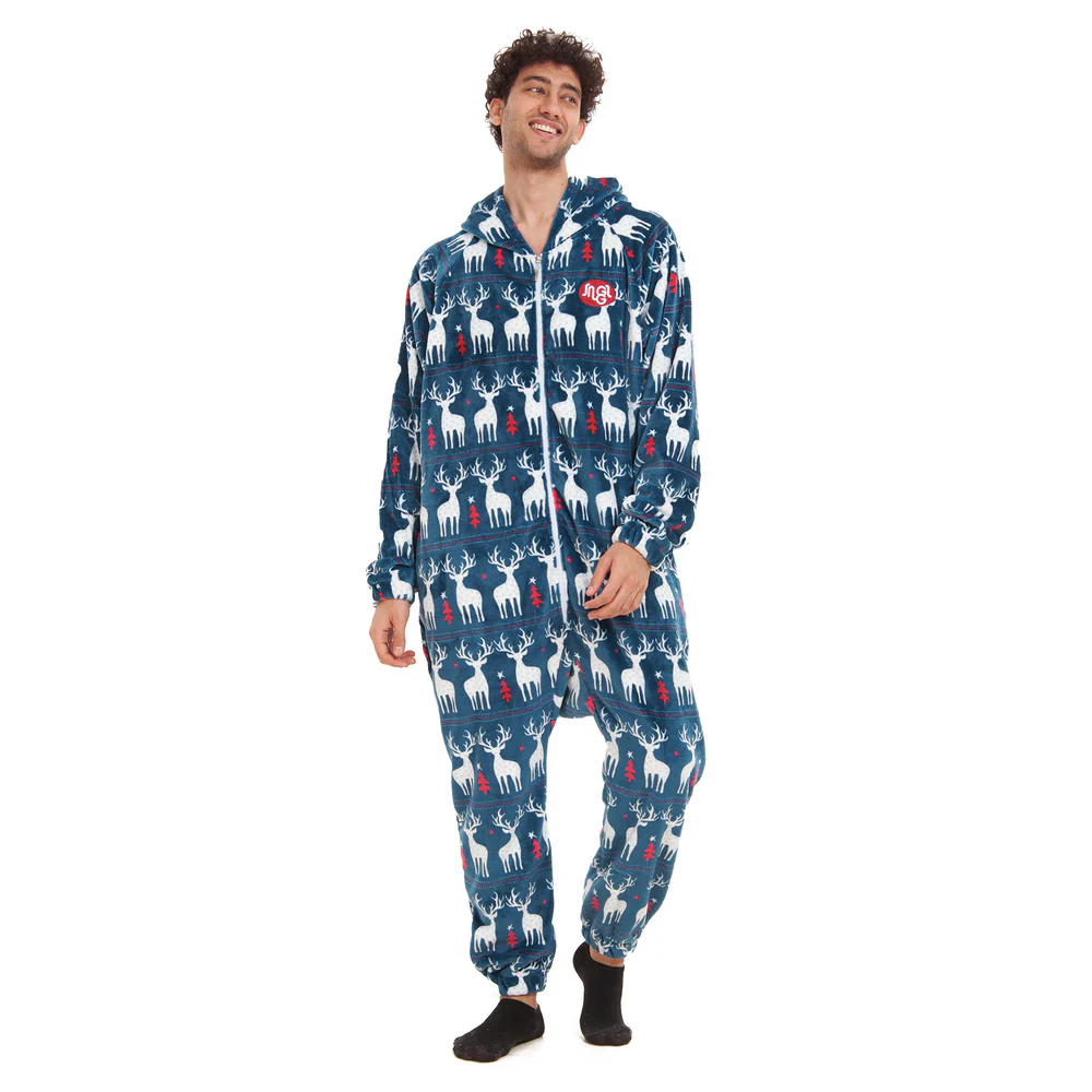 Snuggs Blanket Onesie Dark blue Christmas - Image 8