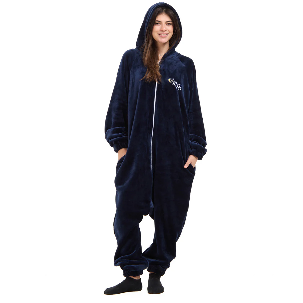 Snuggs Blanket Onesie Dark Blue هلال رمضان - Image 5