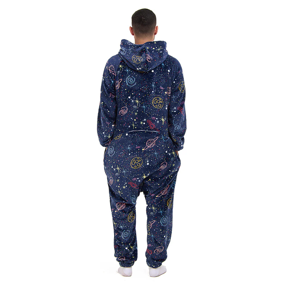 Snuggs Blanket Onesie Dark Blue Space - Image 7