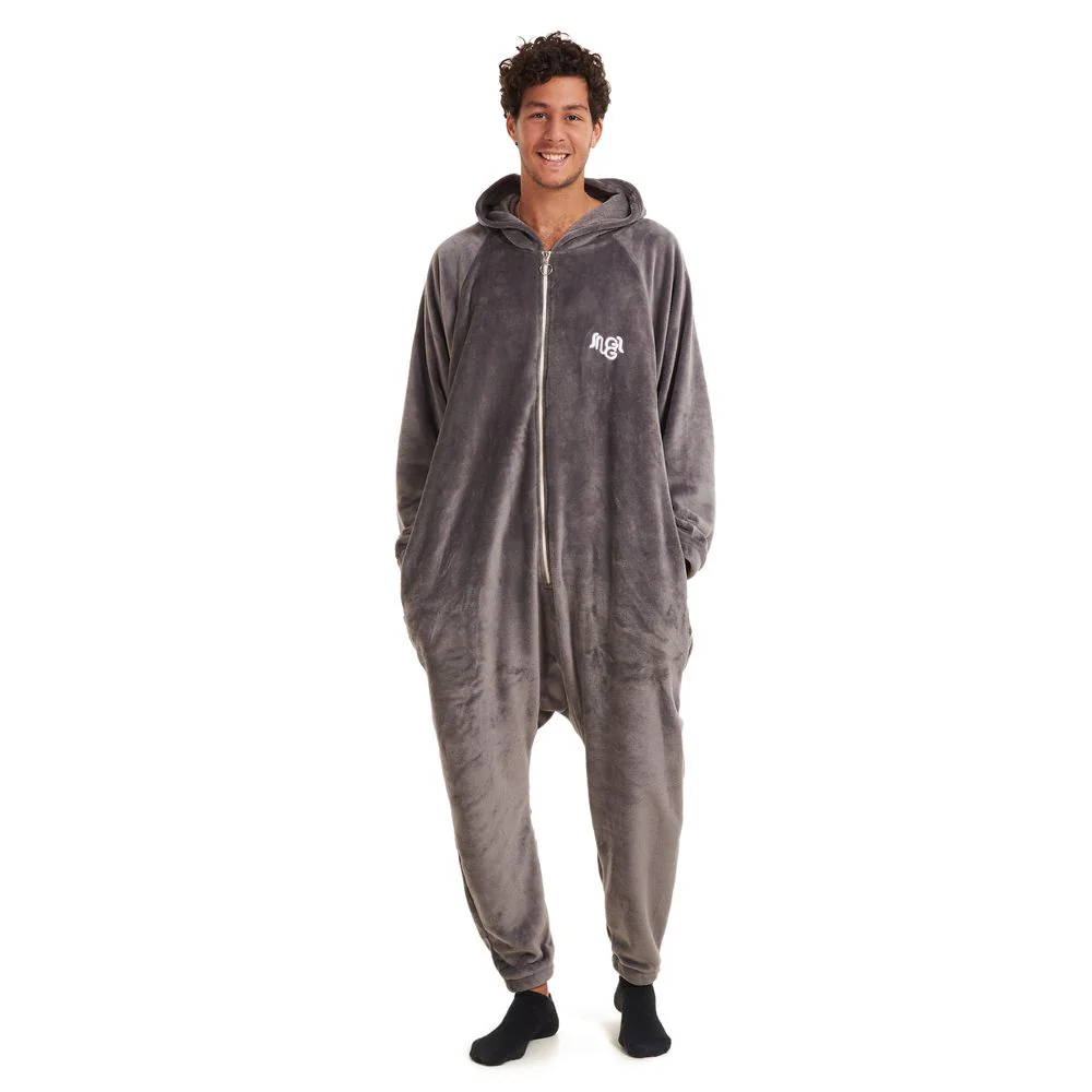 Snuggs Blanket Onesie Dark Grey - Image 3