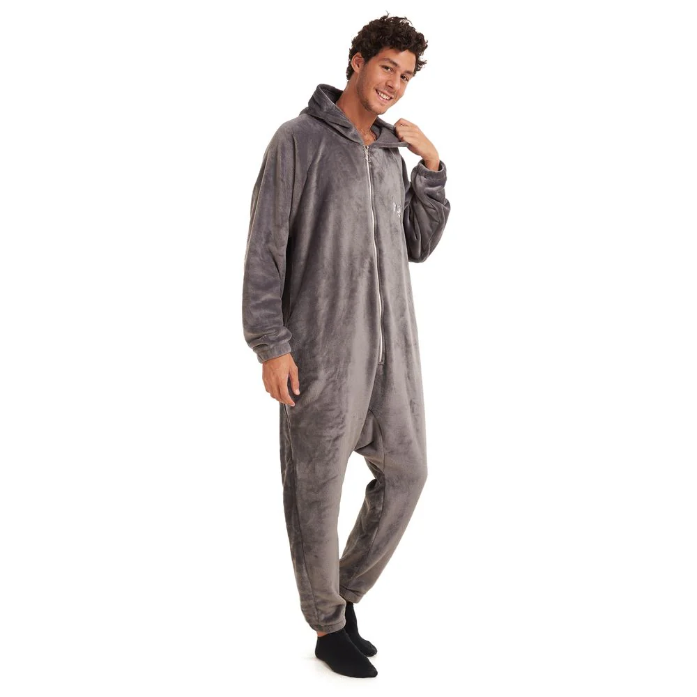 Snuggs Blanket Onesie Dark Grey - Image 4