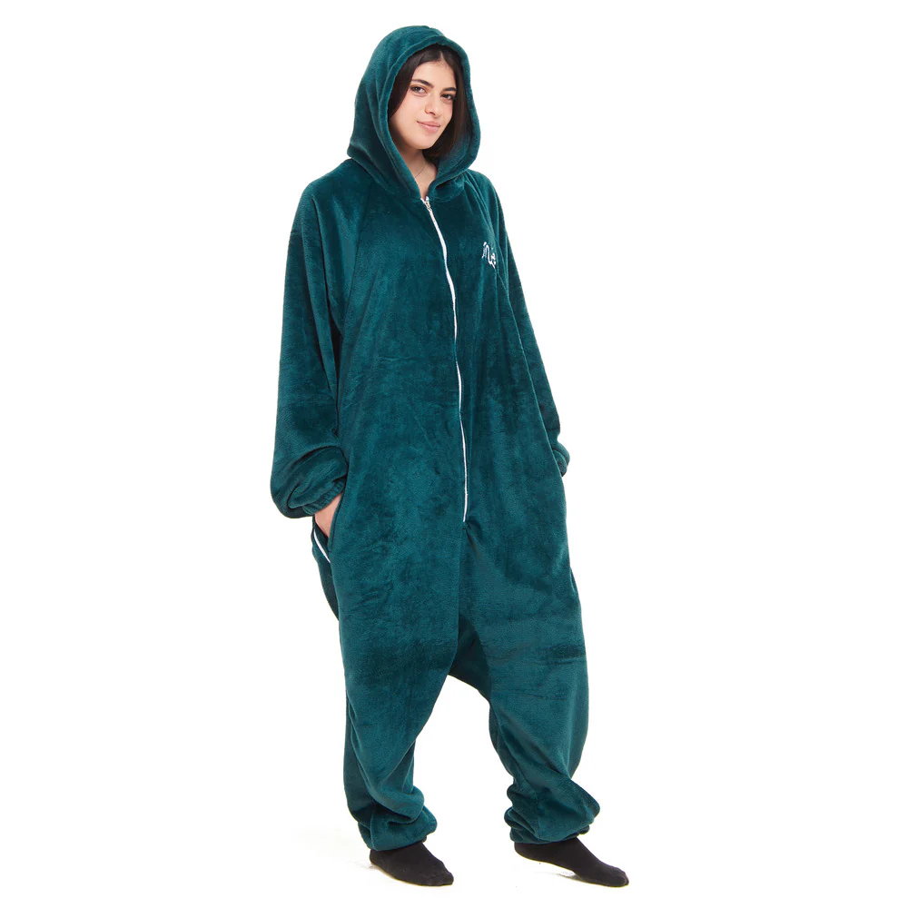 Snuggs Blanket Onesie Dark Petroleum - Image 3