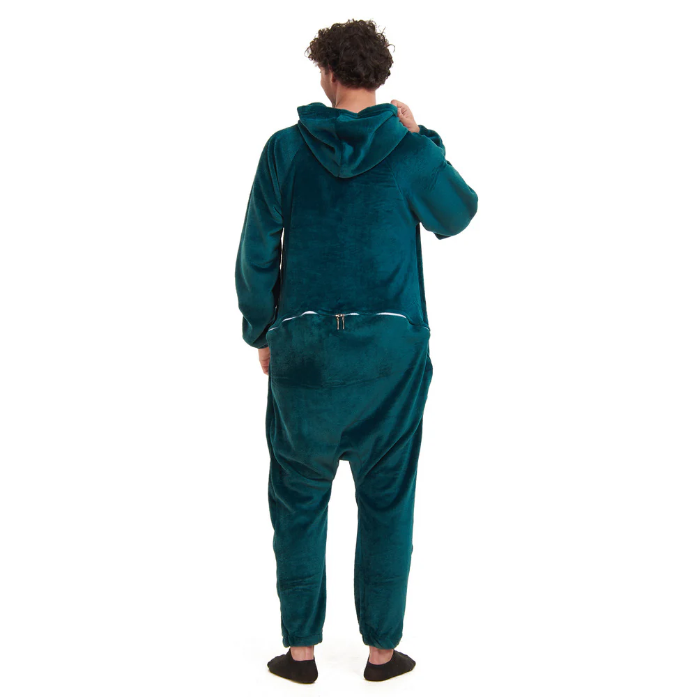 Snuggs Blanket Onesie Dark Petroleum - Image 6