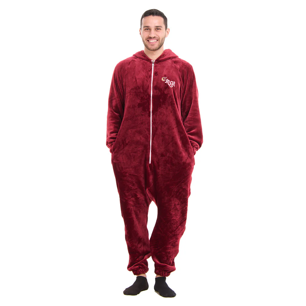 Snuggs Blanket Onesie Dark Red هلال رمضان - Image 2