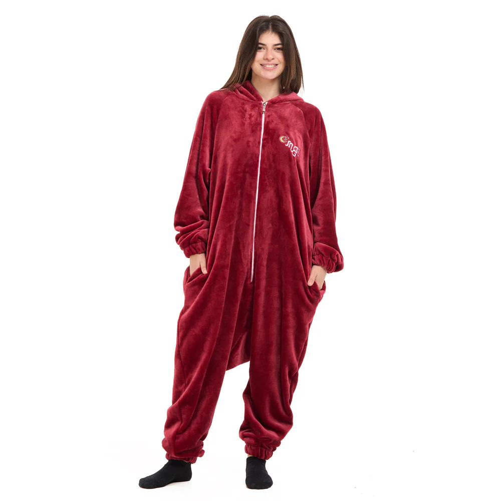 Snuggs Blanket Onesie Dark Red فانوس رمضان - Image 3