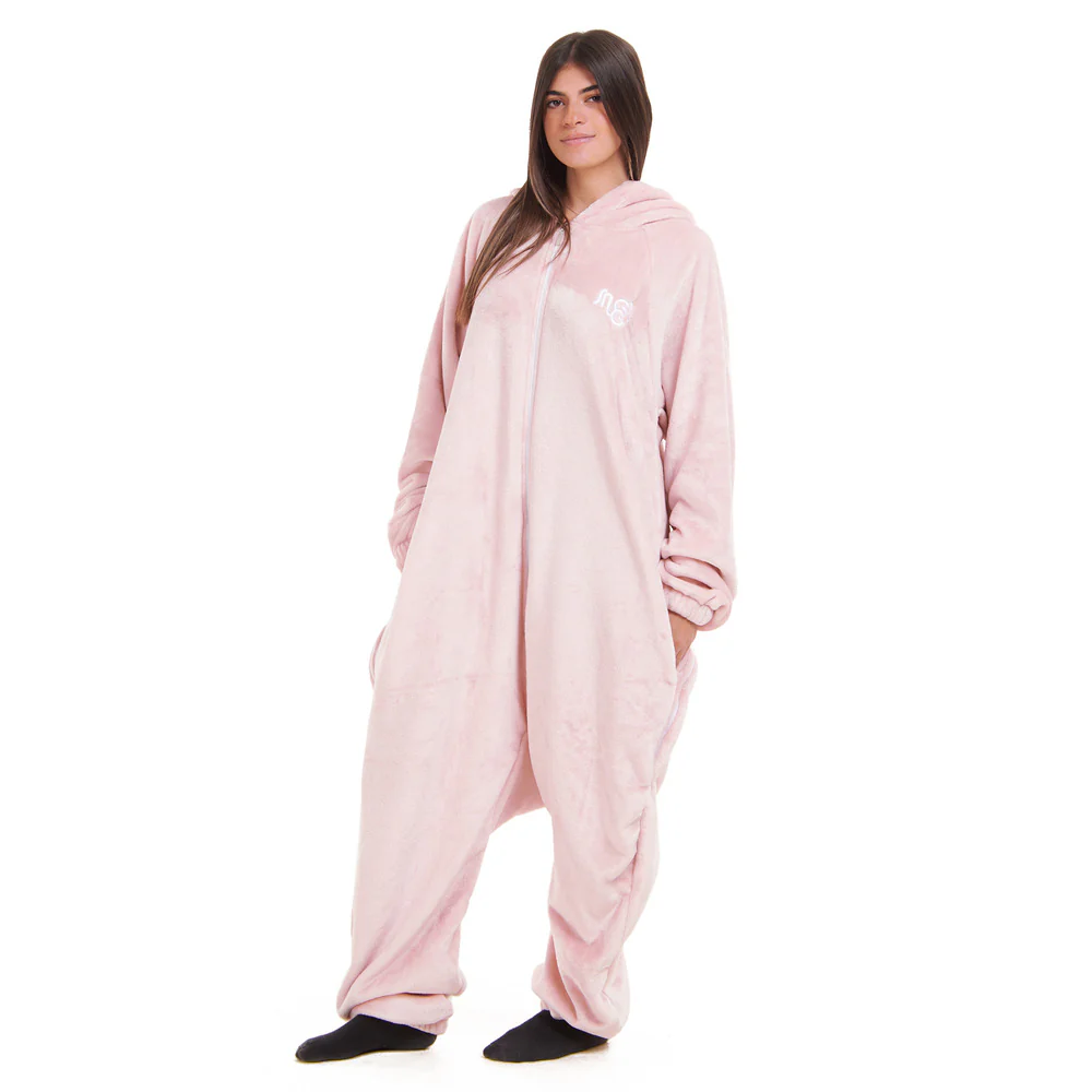 Snuggs Blanket Onesie Dusty Rose - Image 3