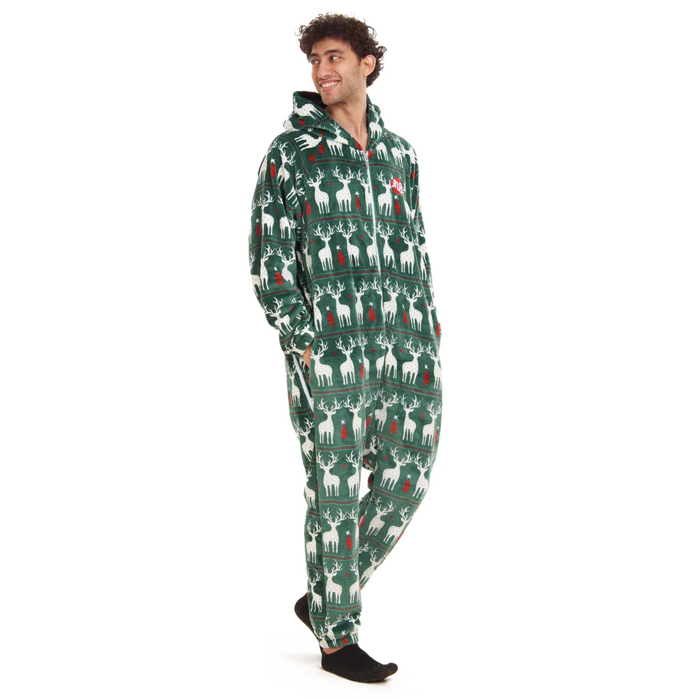 Snuggs Blanket Onesie Green Christmas - Image 3