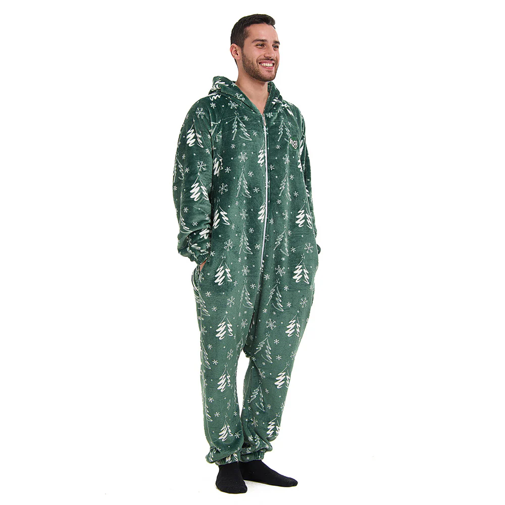 Snuggs Blanket Onesie Green Christmas Tree - Image 4
