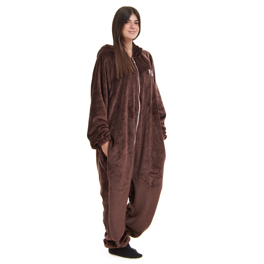 Snuggs Blanket Onesie Brown - Image 3