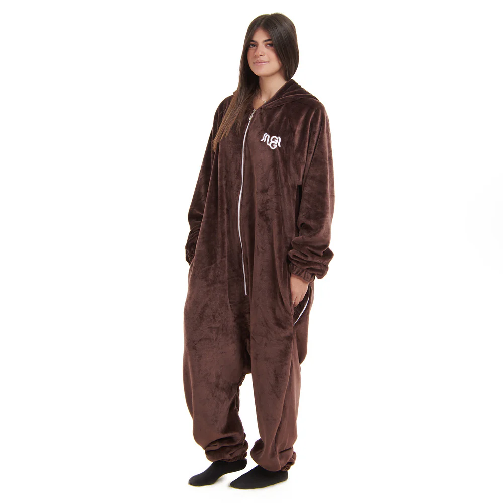 Snuggs Blanket Onesie Brown - Image 5