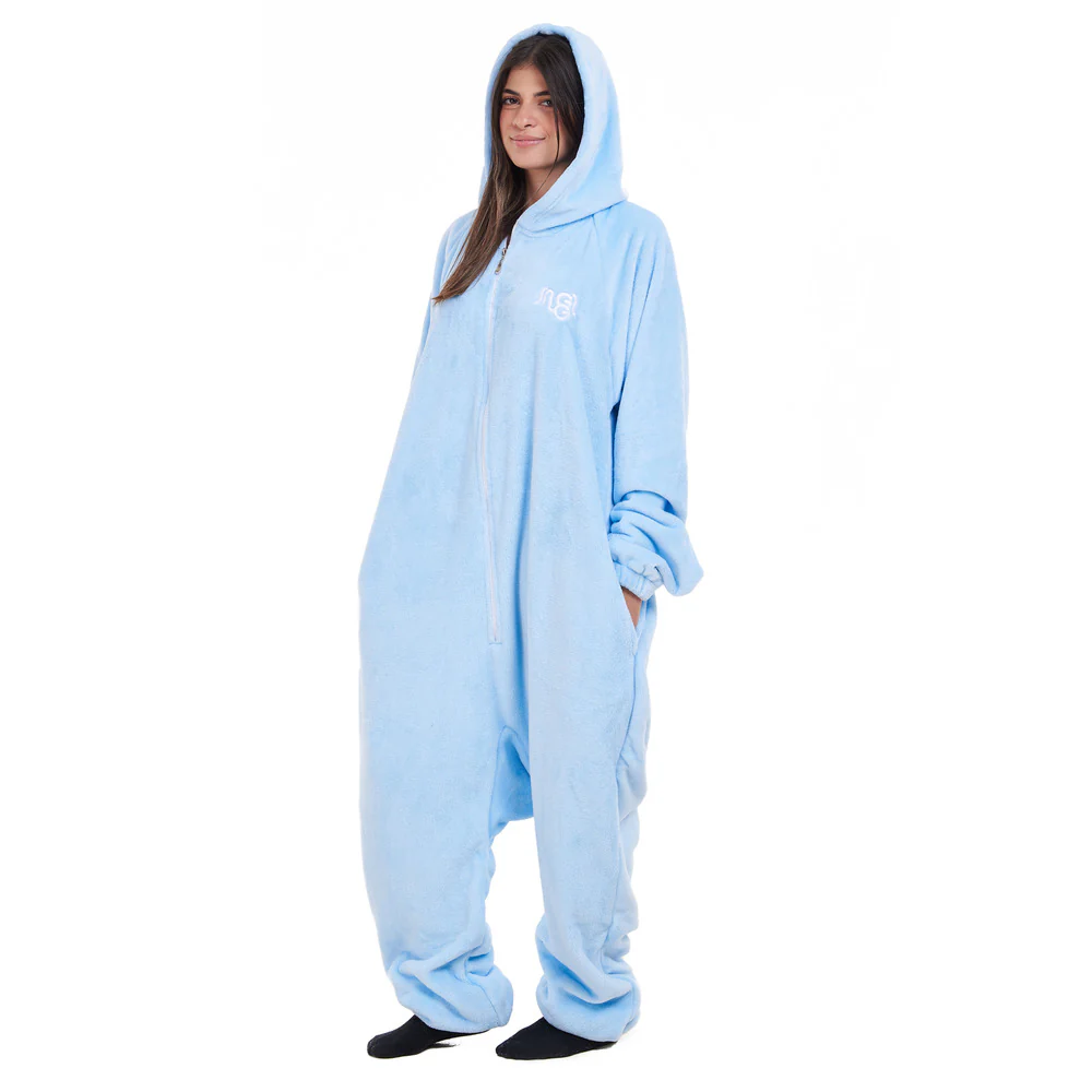 Snuggs Blanket Onesie Light blue - Image 2