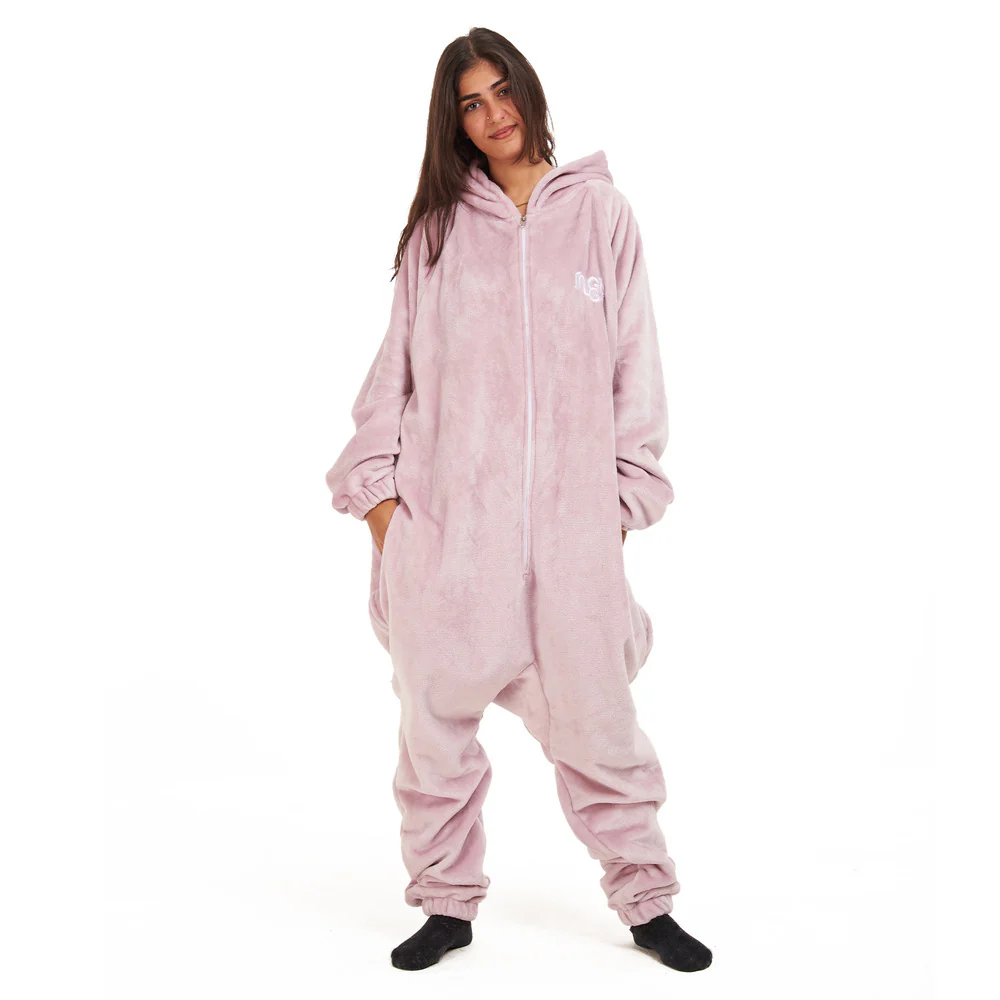 Snuggs Blanket Onesie Light Mauve - Image 3
