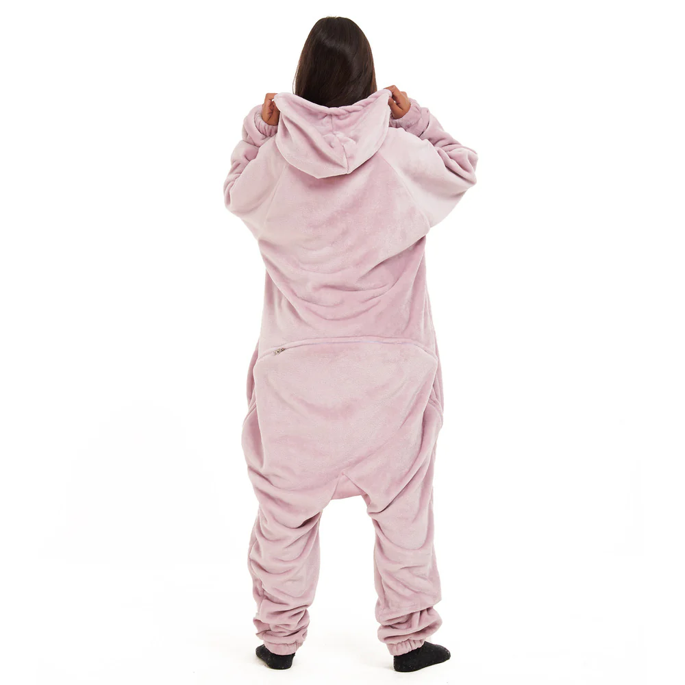 Snuggs Blanket Onesie Light Mauve - Image 4