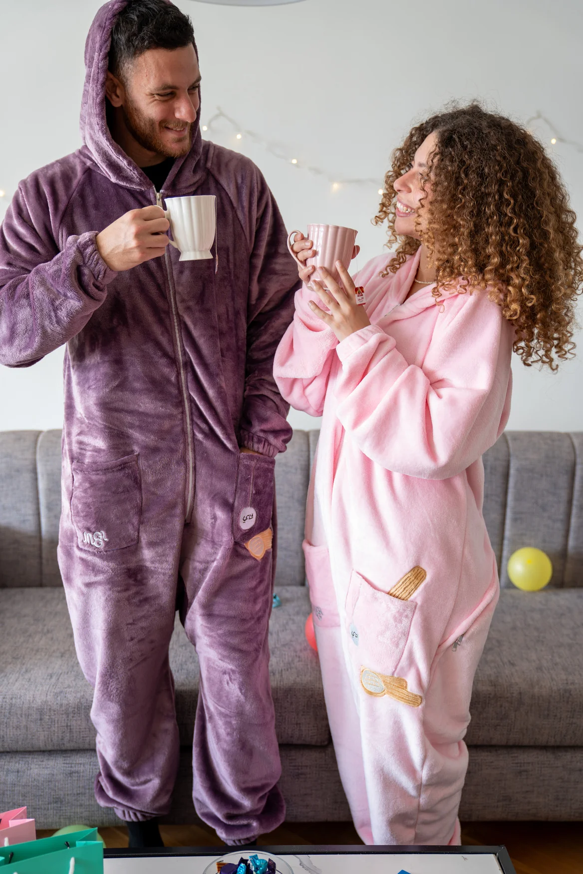 Snuggs Blanket Onesie Mauve Eid - Image 4