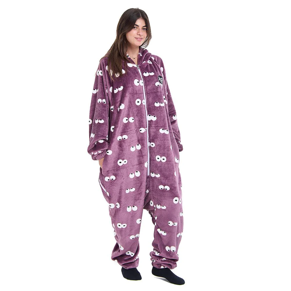 Snuggs Blanket Onesie Mauve Eyes - Image 2